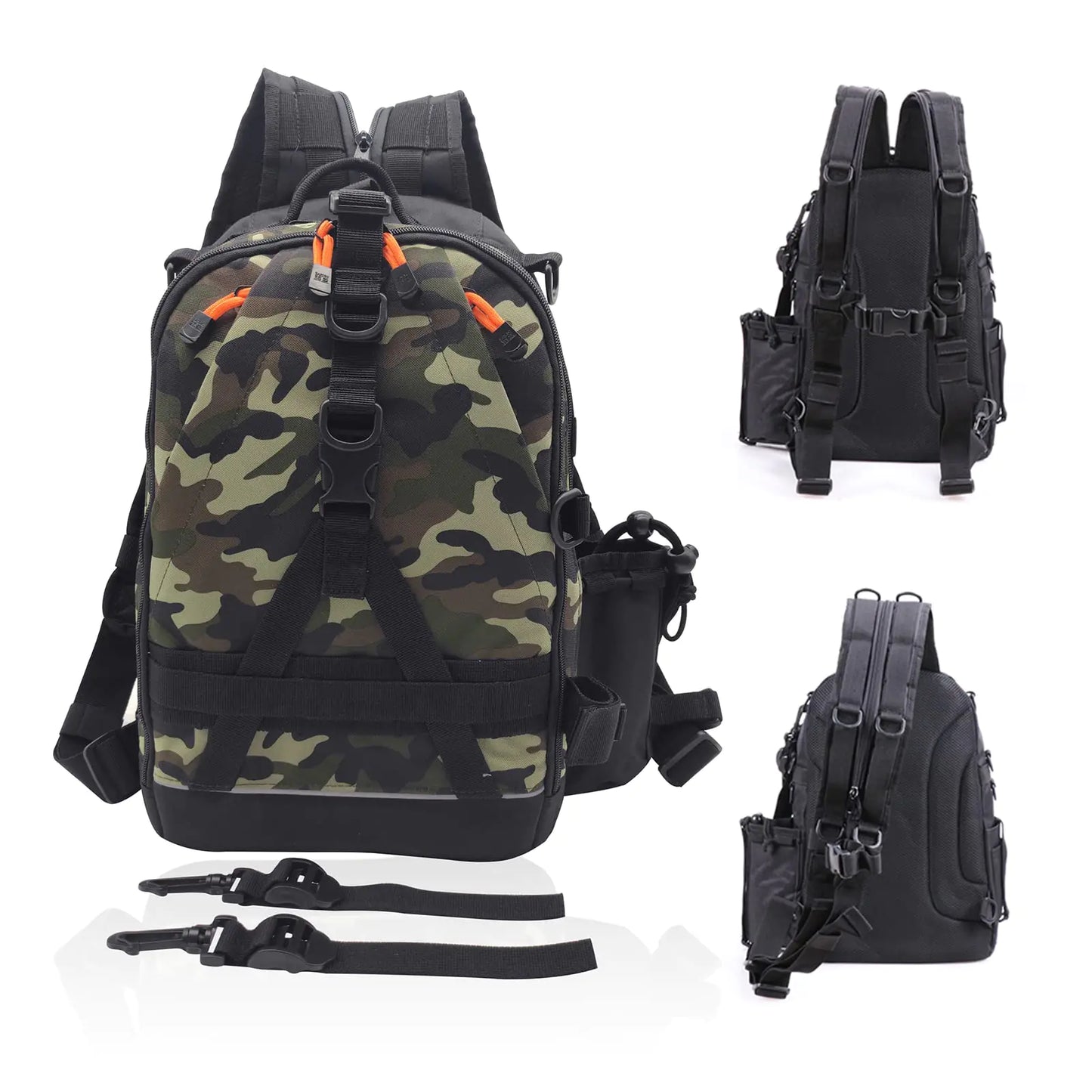🎒 Amitfo Fishing Backpack with Rod Holder - Versatile Tackle Storage Bag for Women