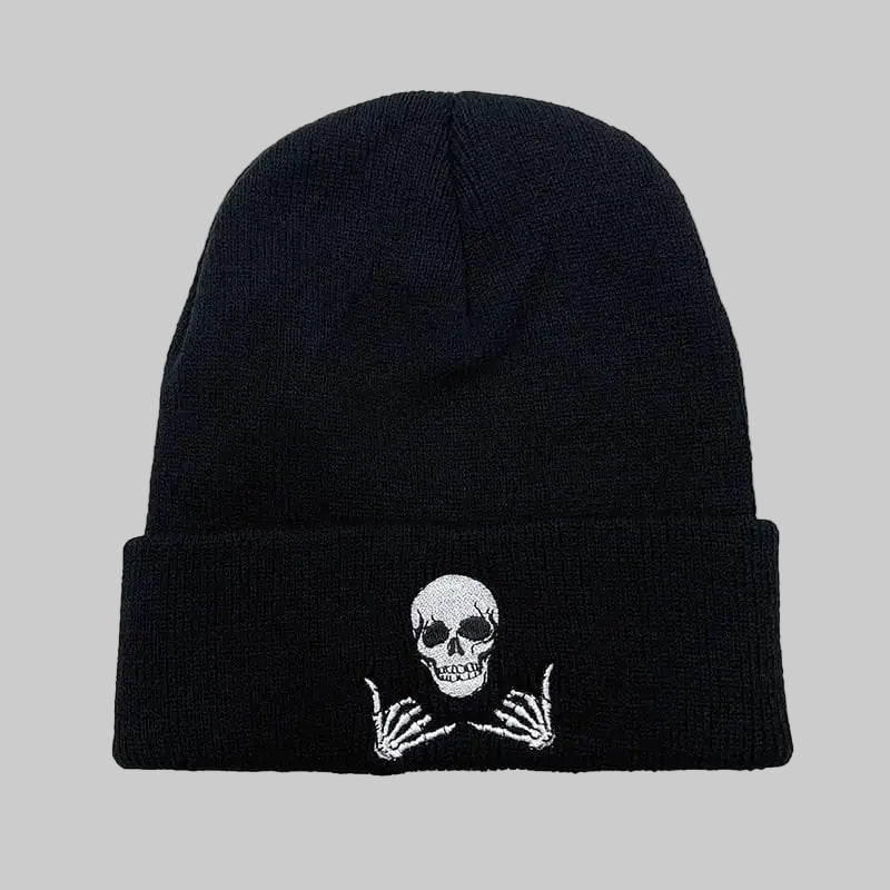 🧢: Warm skull Caps for Men and Women - Unisex Winter Beanie