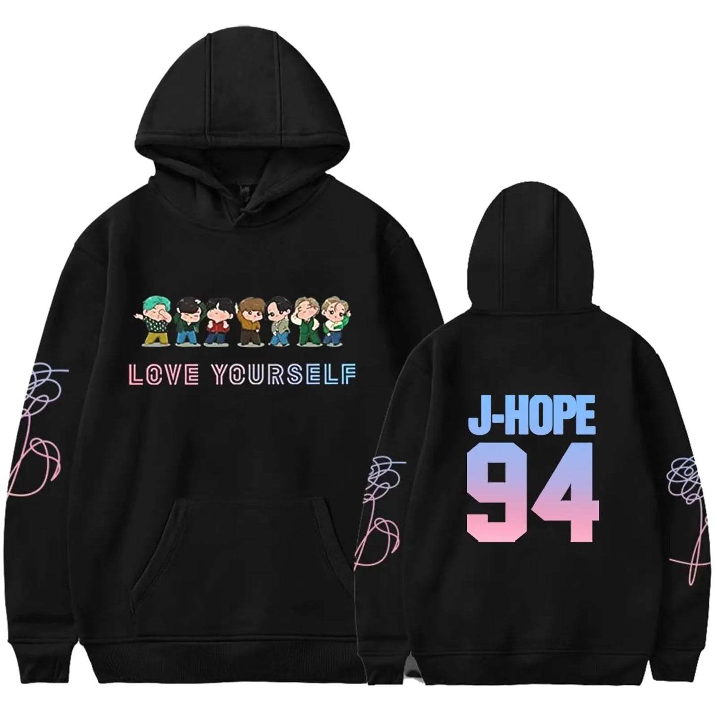 🧥: BTS Love Yourself Hoodie - Suga Jimin Jungkook V Sweatshirt