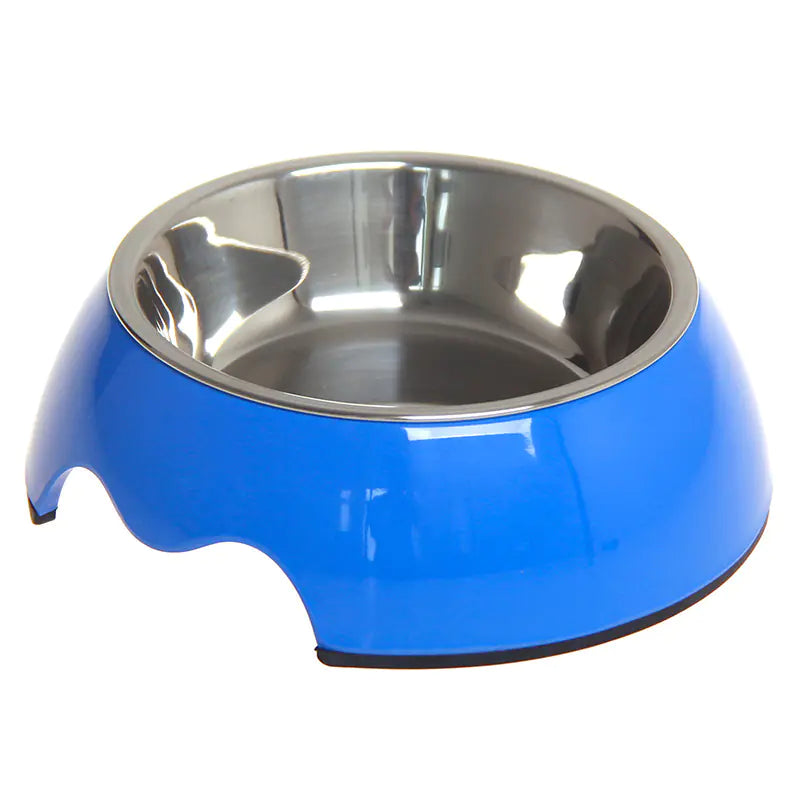 🐾: Non-Slip Dual-Use Stainless Steel Pet Bowl
