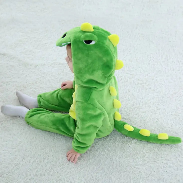 🧥: Dinosaur Cartoon Cotton Jacket for Kids' Outings