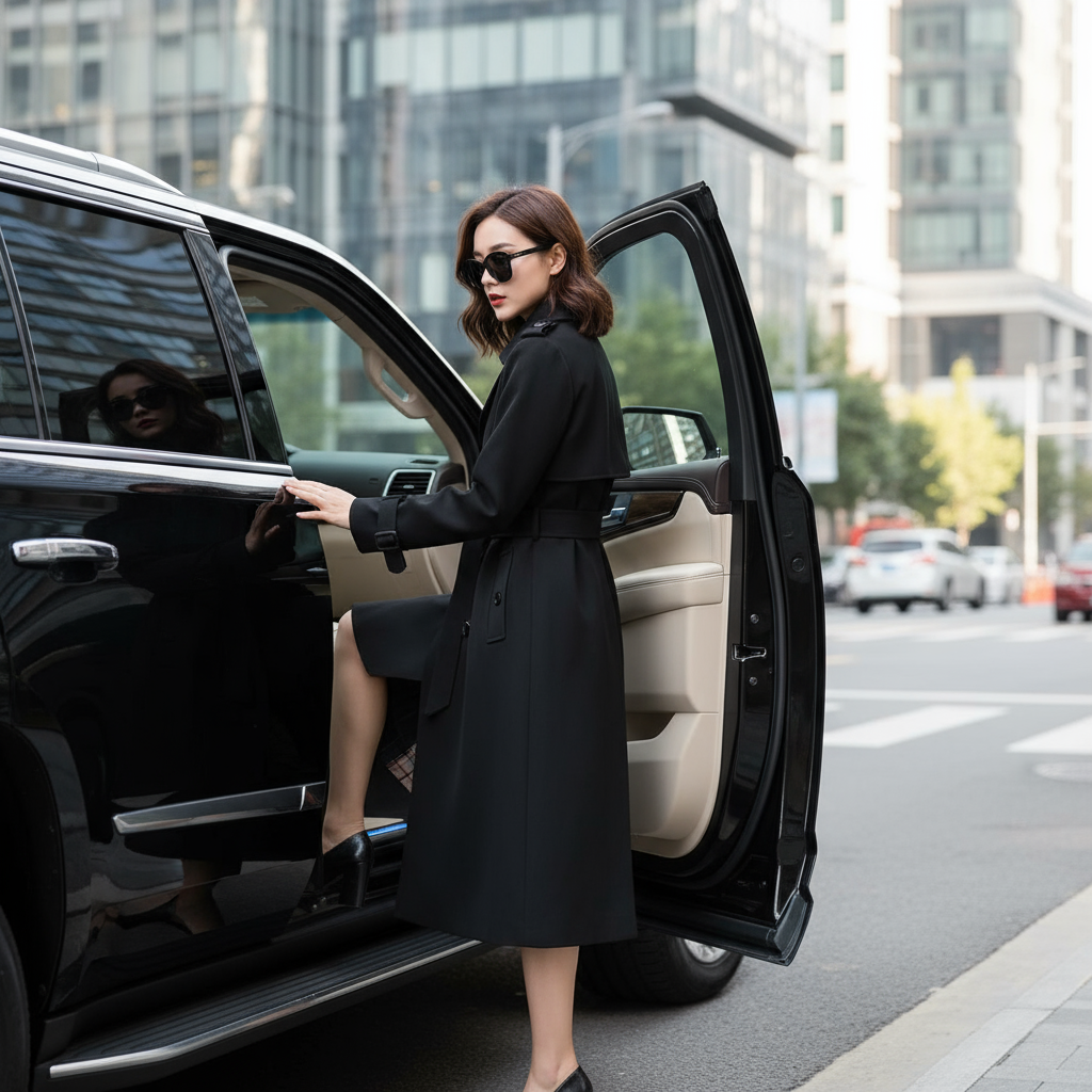 🧥: Classic Trench Coat - Timeless Double-Breasted Outerwear