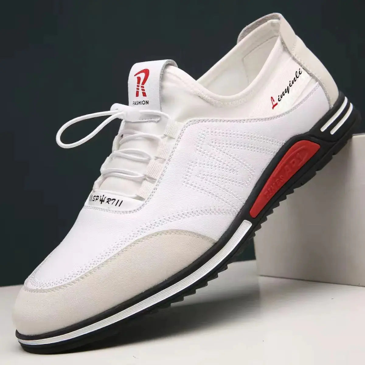 👟: Men's Business Casual Breathable Soft Sole Sneakers - Professional Comfort Shoes