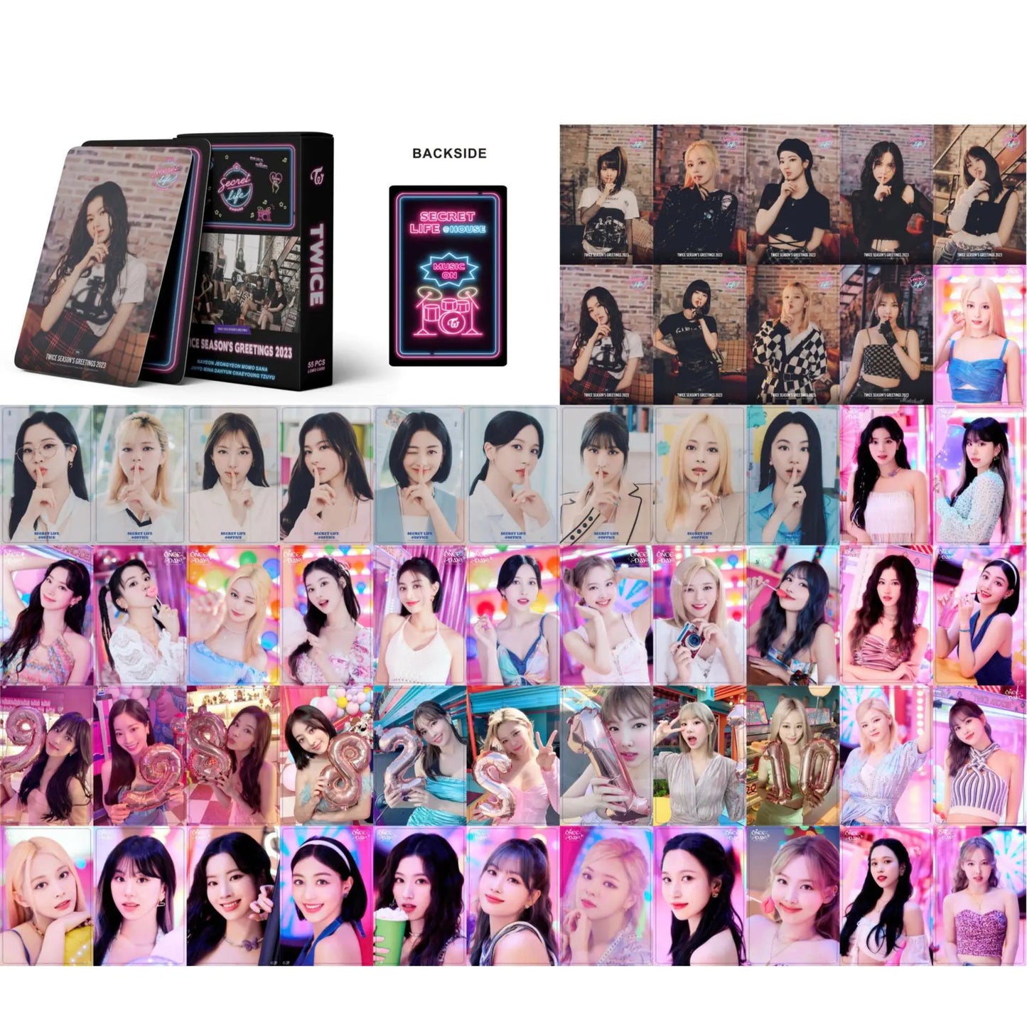 🎴: K-Pop Girl Group Lomo Cards Set - ITZY, IVE, TWICE & More