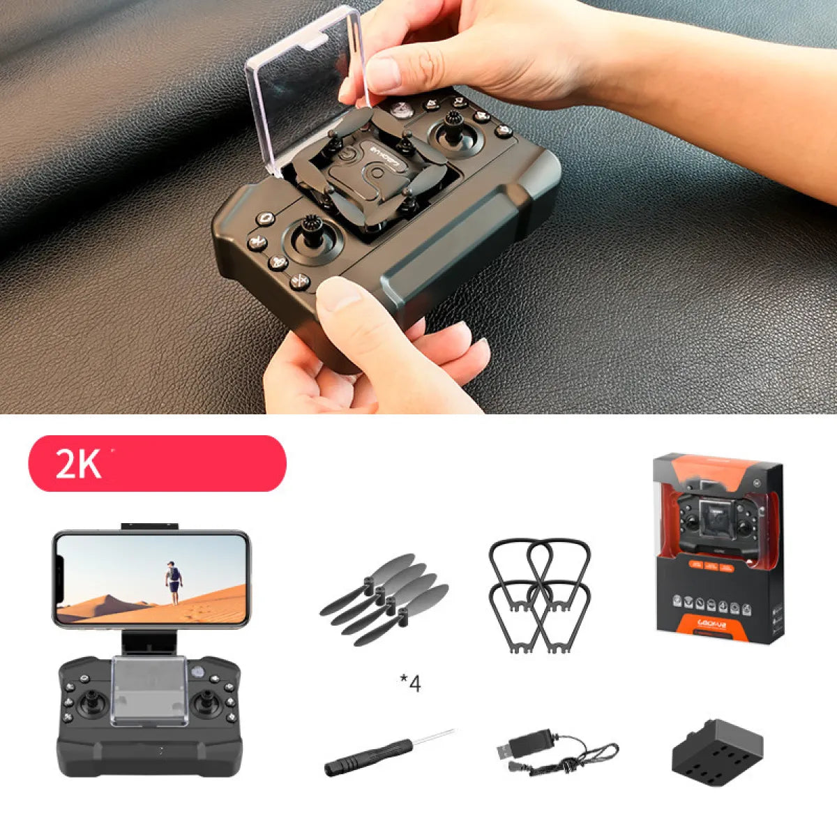 🚁: High Definition 4K Drone with GPS and Obstacle Avoidance