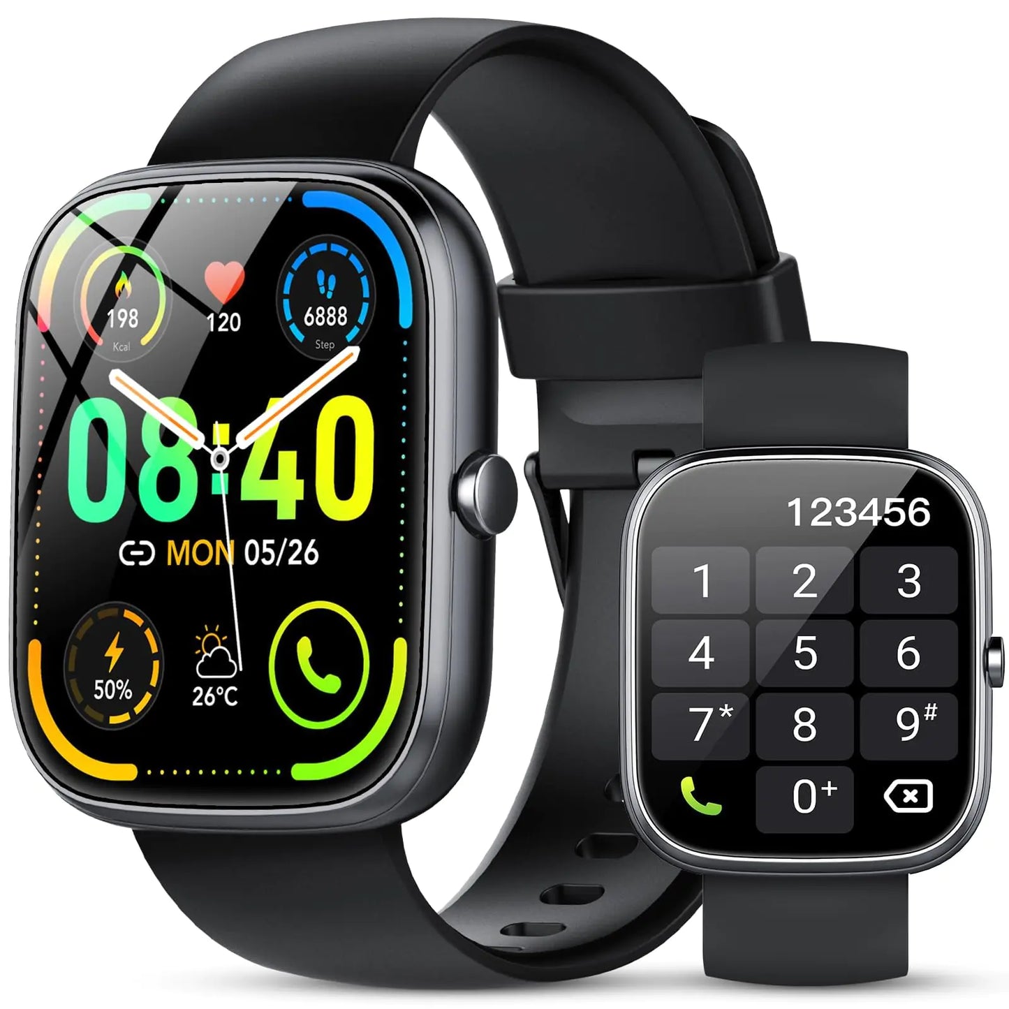 ⌚: Smart Watch 1.91" - Complete Fitness Tracker with Call & Health Monitoring