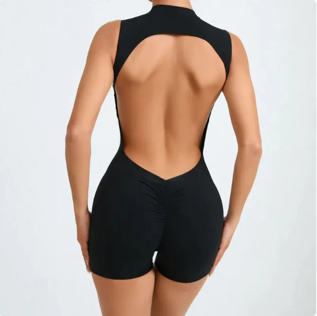 🧘: Backless Yoga Jumpsuit