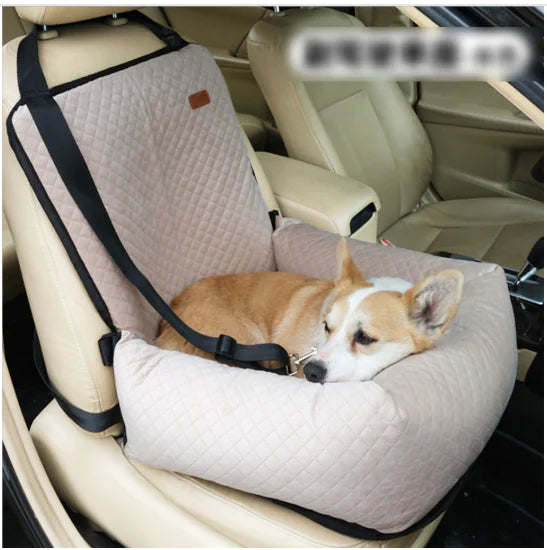 🐾: Dog Car Seat – Pet Booster Seat for Travel | Safe, Comfortable & Easy to Clean