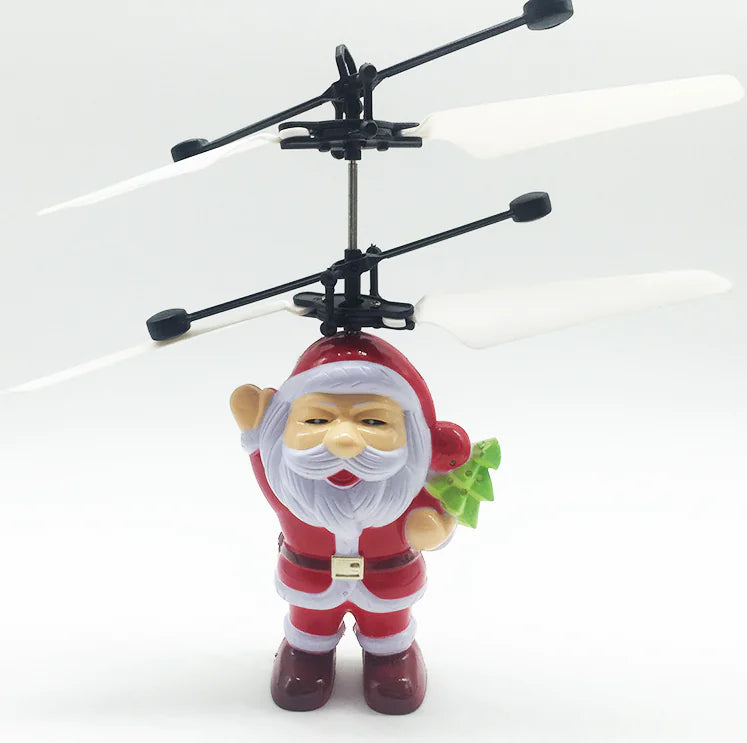 🎅: Remote Control Santa Claus Flying Toy Drone