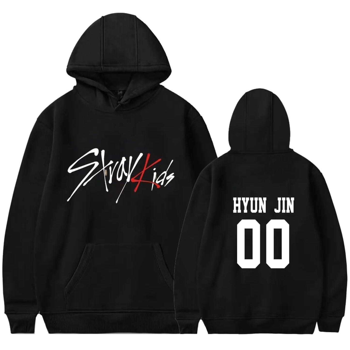 🎤: ACEFAST INC Stray Kids Hoodie Felix Hyunjin Jisung Woojin Changbin Bangchan Seungmin Sweatshirt