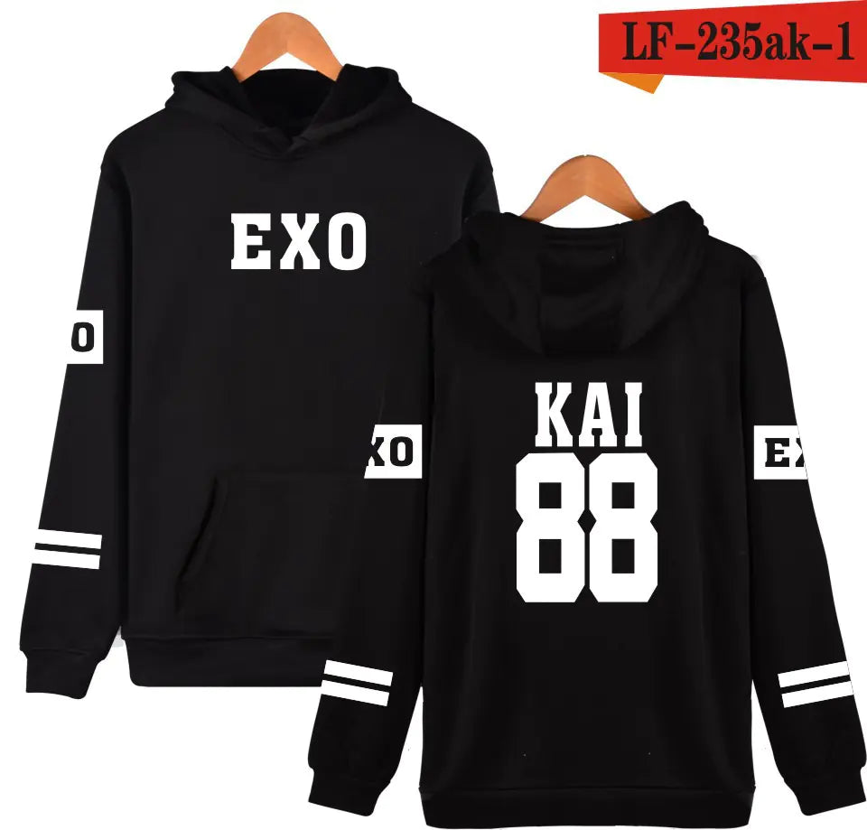 👗: EXO Hoodie with Luhan and Kris Design - Fall/Winter