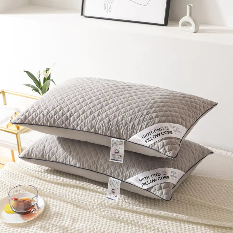 🪶 Velvet Feather Pillow - Luxurious Sleep Support for Adults