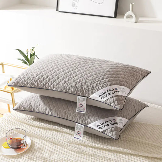 🪶 Velvet Feather Pillow - Luxurious Sleep Support for Adults