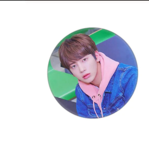 🔑: TXT Keychain and Badge Set - Tinplate Design