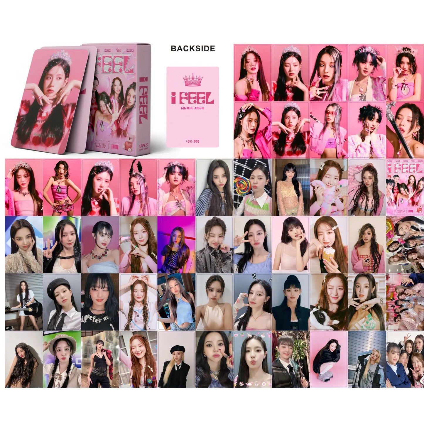 🎴: K-Pop Girl Group Lomo Cards Set - ITZY, IVE, TWICE & More
