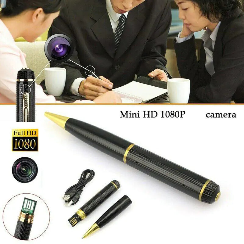 🖊️: 1080P HD Hidden Pen Camera - Mini Spy Video Recorder with USB