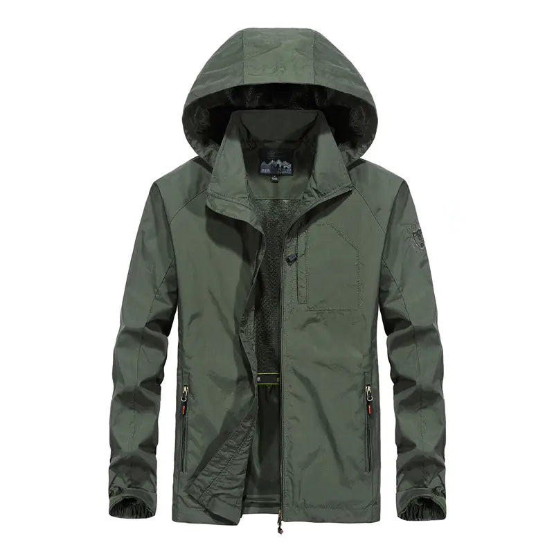 🧥: Men's Thickened Fleece Lined Jacket Set - Windproof Winter Outerwear