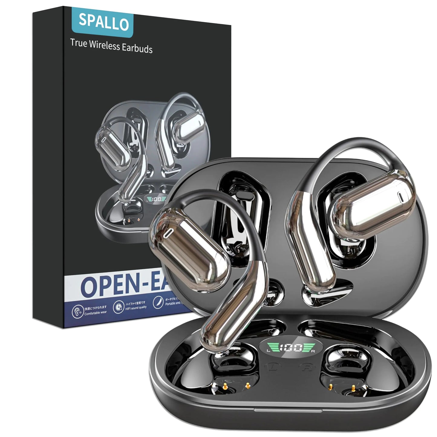 🌍: 3-in-1 AI Translation Earbuds - 144 Languages Real-Time Two-Way Translator