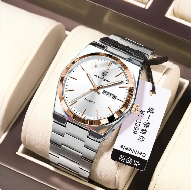 Men's Ultra-Thin Luminous Waterproof Quartz Watch