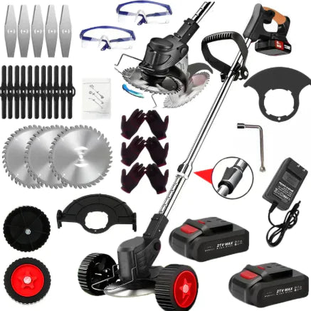 🔧: 21V Cordless Electric Weed Trimmer