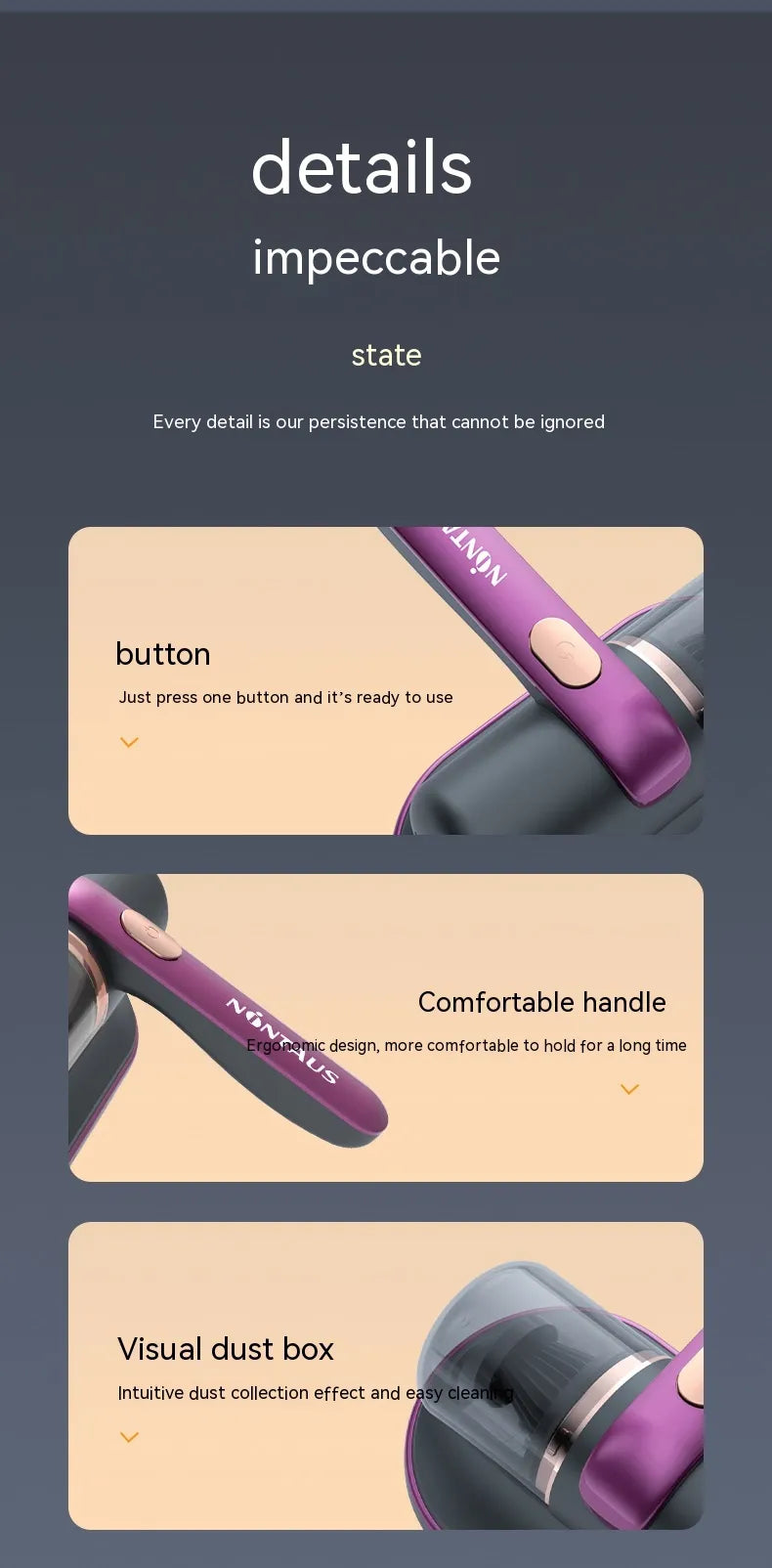 🦠: Electric UV Mite Remover & Mini Vacuum - Dual Action Sanitizer