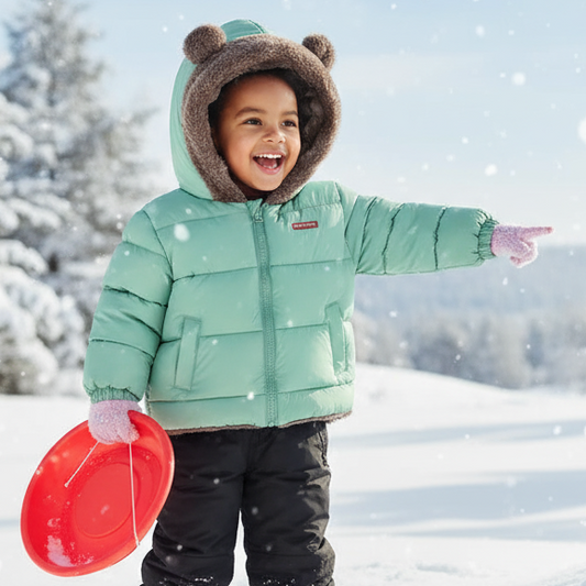 🧥: Children's Thick Fleece Coat - Cozy Winter Warmth for Kids