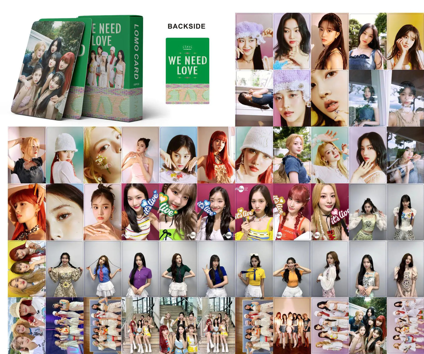 🎴: K-Pop Girl Group Lomo Cards Set - ITZY, IVE, TWICE & More