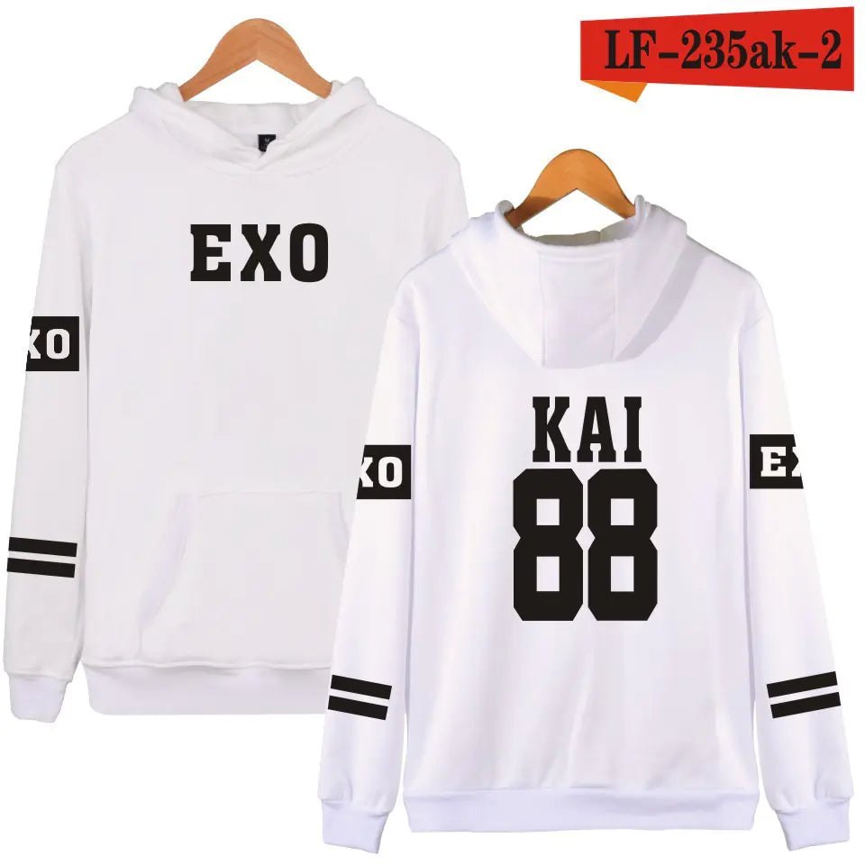 👗: EXO Hoodie with Luhan and Kris Design - Fall/Winter
