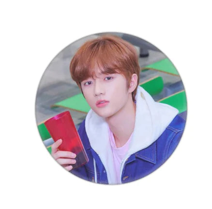 🔑: TXT Keychain and Badge Set - Tinplate Design
