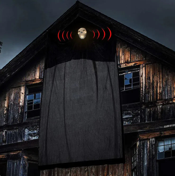 🎃: LED Hanging Skull Ghost Halloween Decor