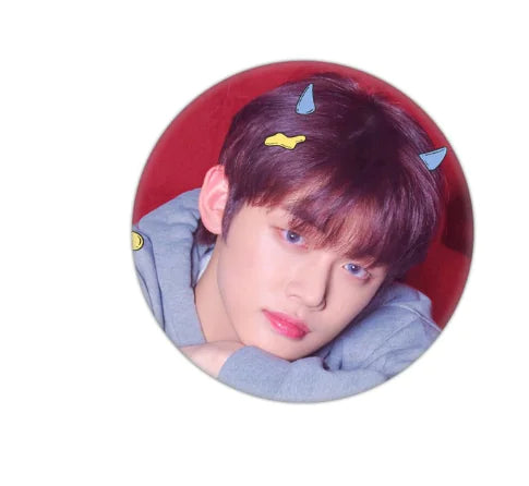 🔑: TXT Keychain and Badge Set - Tinplate Design