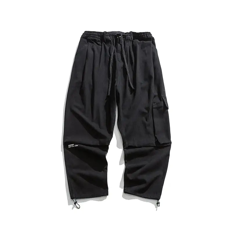 👖 Straight Wide Leg Cargo Pants - Relaxed Fit Streetwear