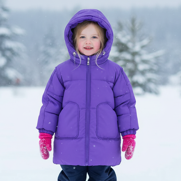 🧥: Thick Kids' Down Jacket - Mid-Length Unisex Winter Coat