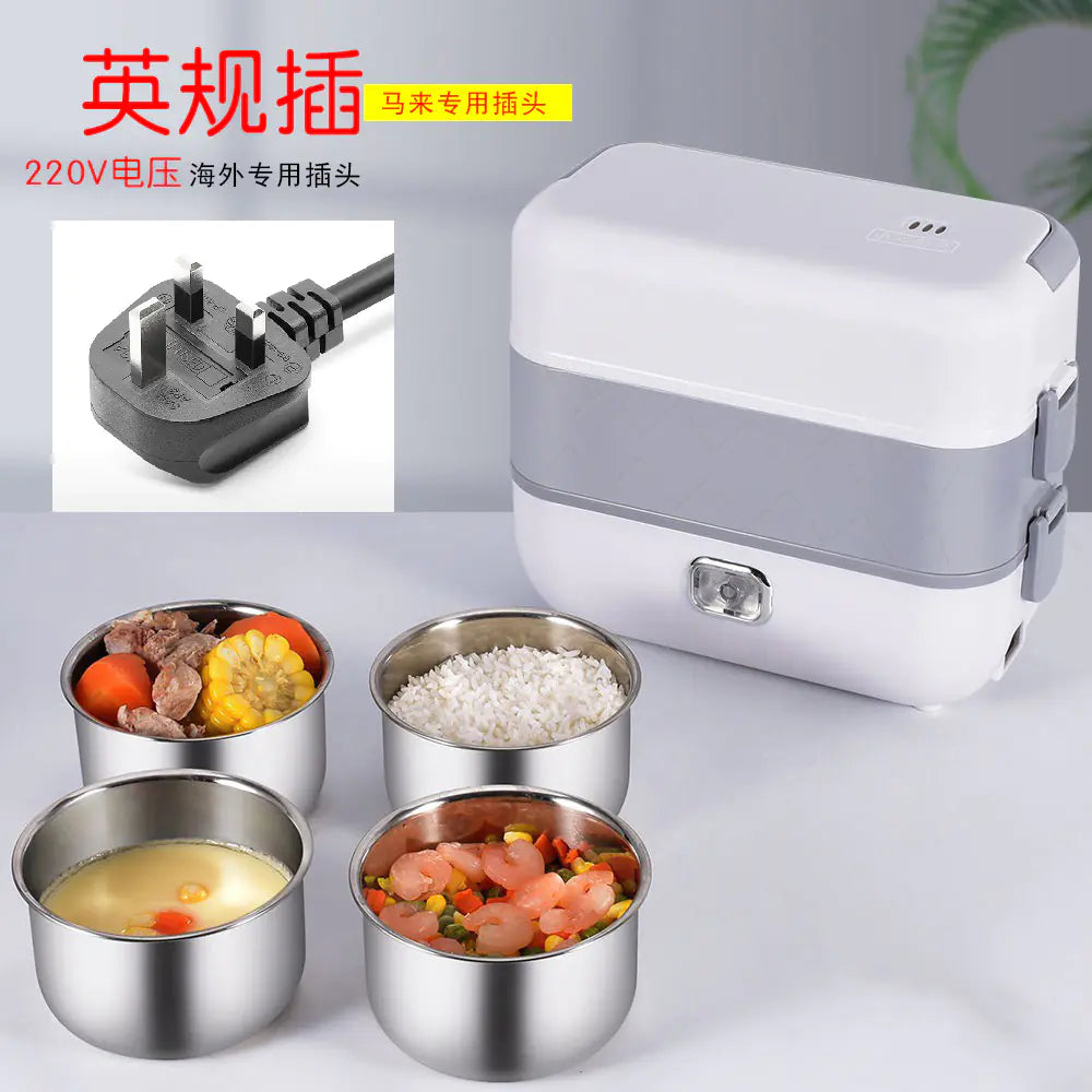 🍱: Electric Heating Lunch Box with Steaming Function