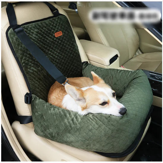 🐾: Dog Car Seat – Pet Booster Seat for Travel | Safe, Comfortable & Easy to Clean