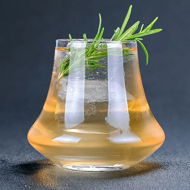 🥃 Premium Crystal Whiskey Glass - Handcrafted Lead-Free Artisanal Glass