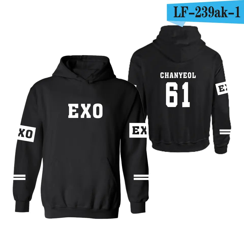 👗: EXO Hoodie with Luhan and Kris Design - Fall/Winter