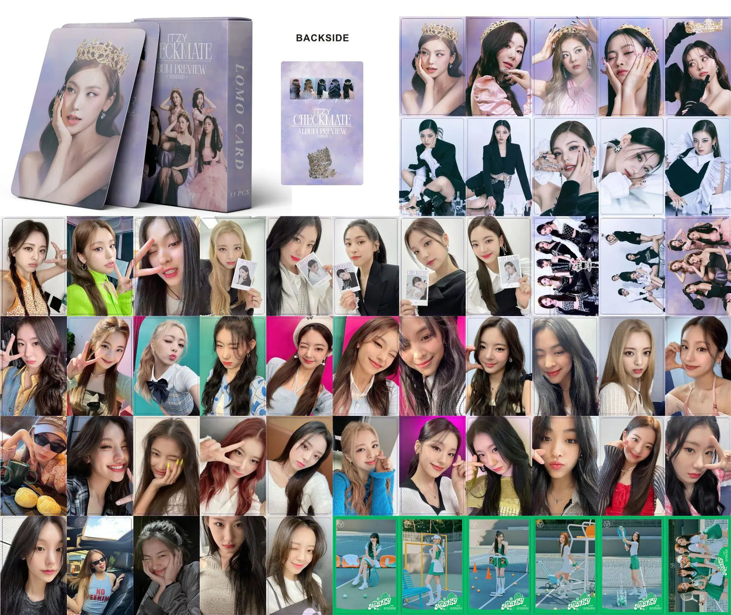 🎴: K-Pop Girl Group Lomo Cards Set - ITZY, IVE, TWICE & More