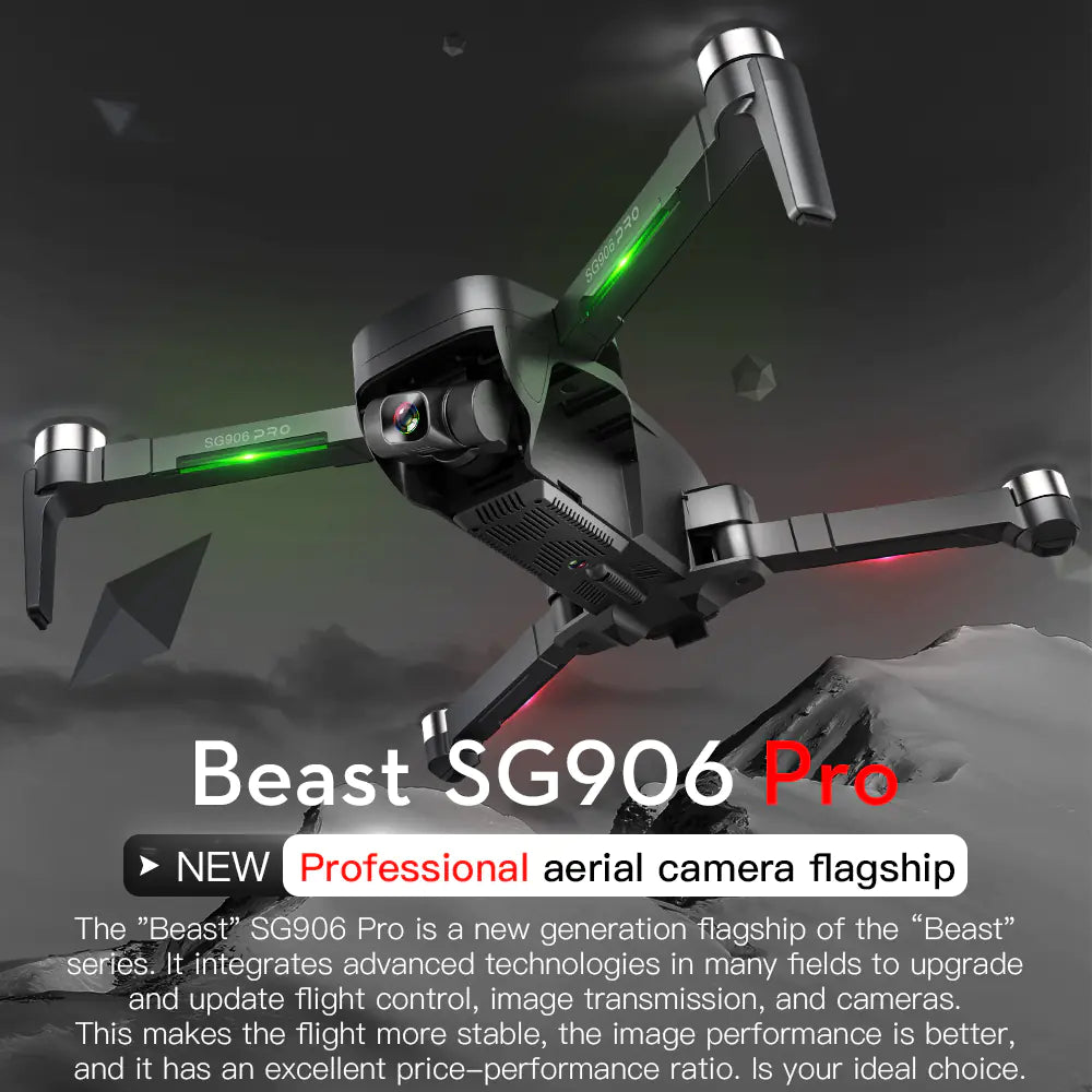 🚁: SG906PRO Foldable Dual GPS Drone with Gimbal