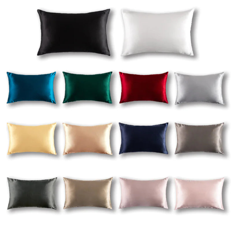 🌟: Luxurious 19 Momme Silk Pillowcase - Premium Invisible Zipper