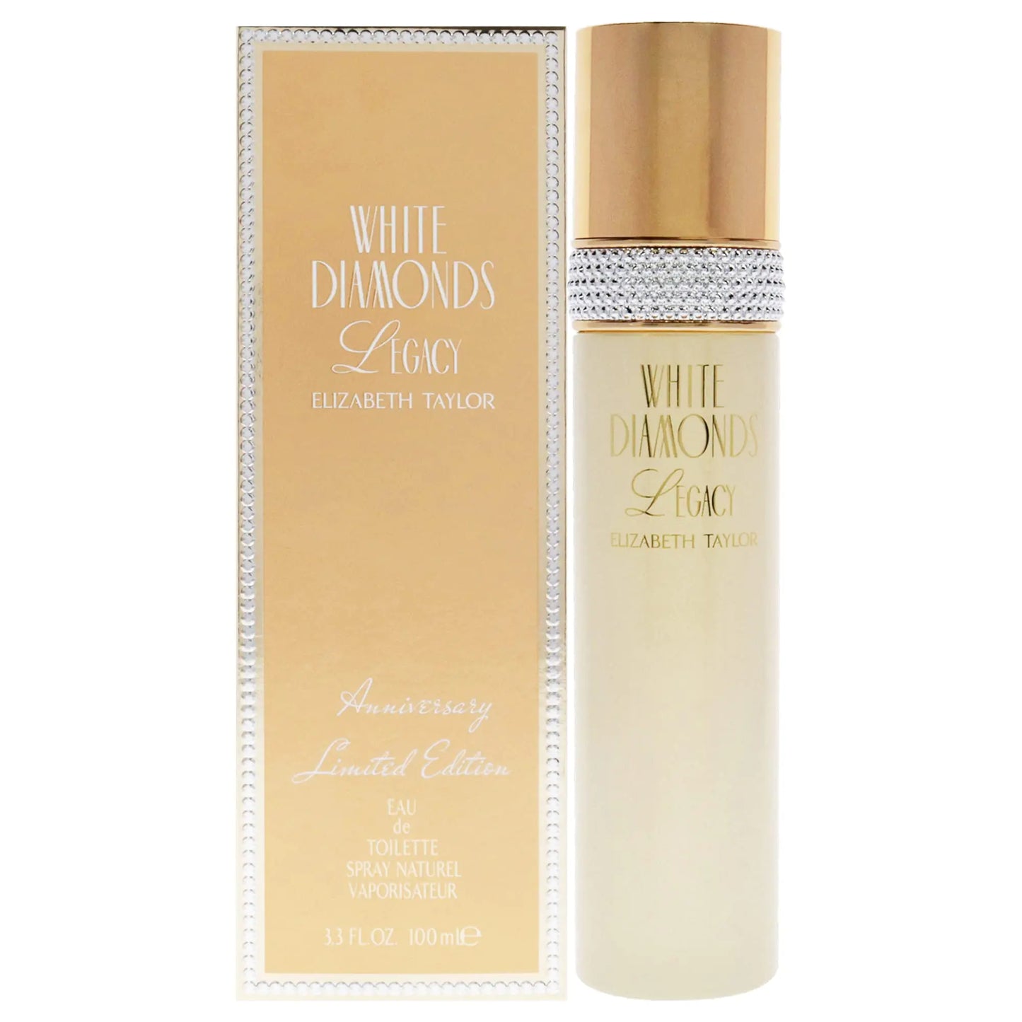 💎: Elizabeth Taylor White Diamonds Legacy EDT Spray - Women's Luxury Perfume 3.3oz