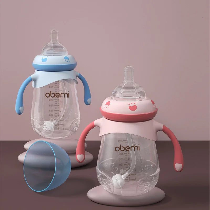 🍼: WideCaliber Anti-Colic Baby Bottle - Wide Mouth Design with Handle