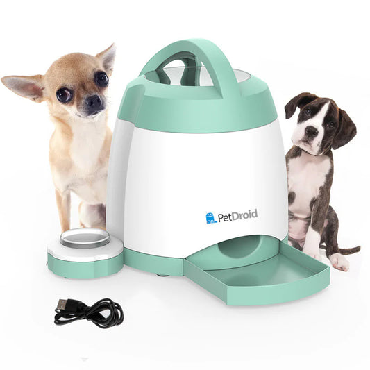 Button Push Dog Feeder