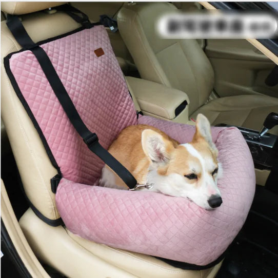 🐾: Dog Car Seat – Pet Booster Seat for Travel | Safe, Comfortable & Easy to Clean