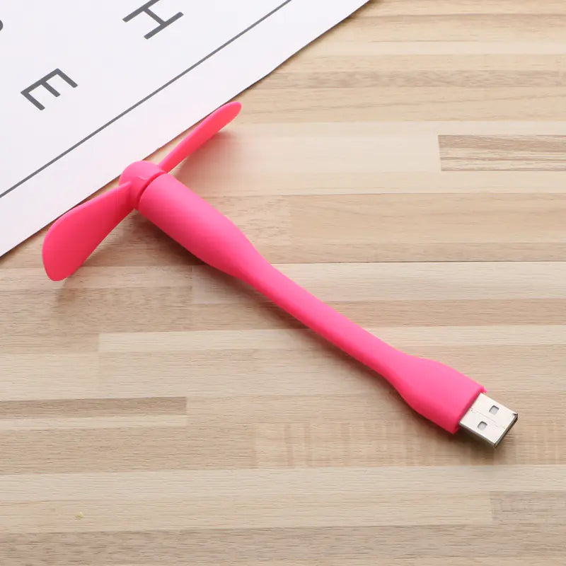 ⚡: Mini Flexible USB Handheld Cooling Fan for Devices