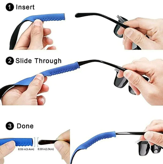 4-Pack Sports Sunglasses Neck Cord Strap Eyeglass Glasses String Lanyard Holder