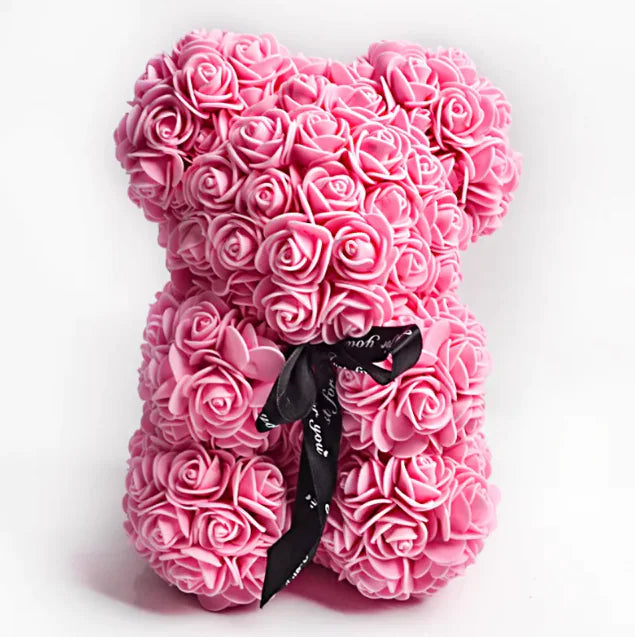 Rose Bear Teddy - Valentine's Day PE Foam Rose Bear