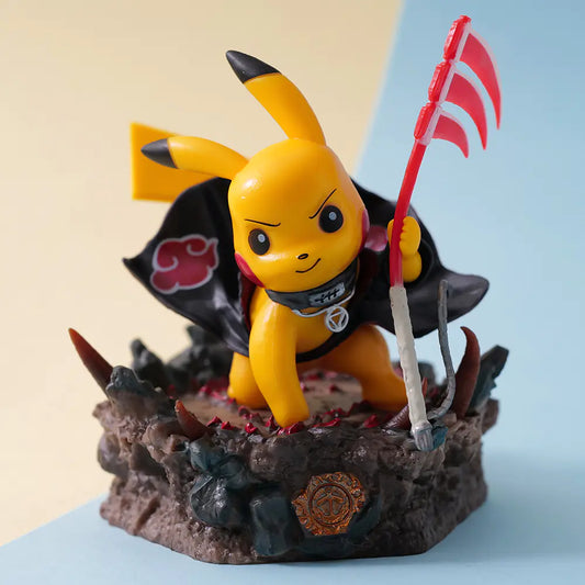 🎮: Pikachu Cosplay Figure - Naruto Hidan Model Toy