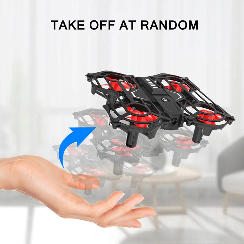 🚁: C51 Mini Drone with Gesture Control and Spins