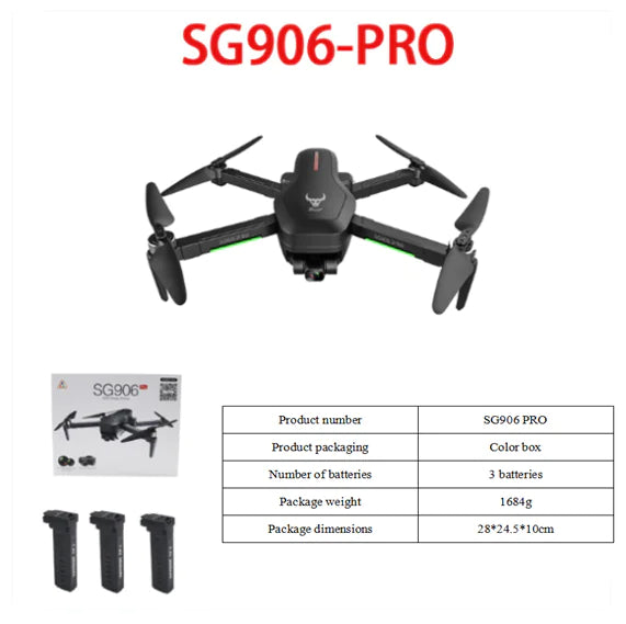🚁: SG906PRO Foldable Dual GPS Drone with Gimbal